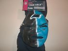 025725089307 Rubber Face Mask Franklin Carolina Panthers Fan Painted With Elastic Straps-rare New Nwt