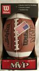 026388718702 Wilson Genuine Leather Football Mvp Made In The U.s.a 1980s Box Rare