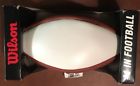 F1692 026388870318 Wilson Mini Autograph White Panel Nfl Football Great For Signing