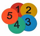 1-5number Eco Walker Numbered Floor Spot Markers Set Of 666354584711