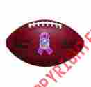 1078057 Wilson Breast Cancer Awareness Game Football Firm Texture Deep Pebbles