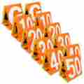 Sfoo-601 11-piece Crown Sporting Goods Football Field Yard Markers Day Night 12 X 13.5 Weatherproof 796520352414