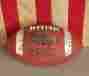1201 Wilson Vintage Td Game Used Trophy Football Leather W Laces Pennsylvania Hs
