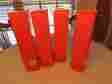 12906 Py1e Pylons Fisher Set Of 4 Football Corner Weighted 11d Equipment 18 In