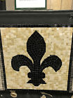 12x12 Medallion Tumbled Marble Saints Center Piece