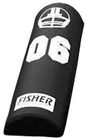 1392985 Fisher Half Round Agility Football Dummy Or Inch High Black