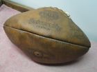 1645ln Yale University Sporting Goods Vintage Leather Football Official Size Weight