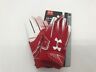 191169640746 Under Armour Boys Youth Football Gloves Red