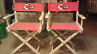 2-kansas Very Chiefs Wood Vintage City Folding Chair Shape Nice