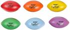 20-13-gb-6 Volley Superskin Foam Footballs Regular Size Set Of Assorted Colors