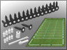 27971200390 Unbranded Football Practice Or Band Field Lining Set