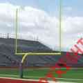 1240467 3361817 2-pc Official Gooseneck Goalpost Yellow School Id High
