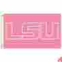 0158898 35515 Bsi Products Lsu Tigers Breast Cancer Awareness Flag 3x5 Pink Grommets Louisiana State U 015889355158