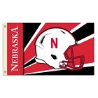 35305 3x5 Helmet Nebraska Flag Bsi Sports Products Huskers