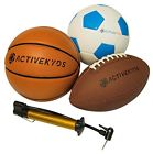 43209-33372 Active Kyds Sports Ball Set Football Soccer And 732058736333