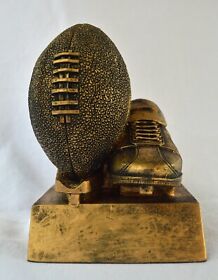 4inch Tall Bronze Gold Color Resin Football Trophy Male Mens Boys 50028-g