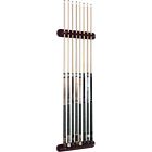 52-0116 Gld Viper Pool Cue Rack Mahogany 719265533207