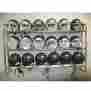61778 New Wall Mounted Helmet Ball Rack Football Lacrosse Basketball Volleyball