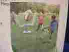 726575 Hearth Song Nib Boys Girls Kids Inflatable Banzai All Star Football Goal Post Game