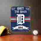 Lr434976623 733947872279 Party Animal Detroit Tigers Mlb Heavy Duty Steel Sign Weather Resistant New Gift