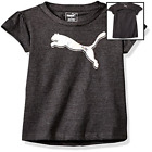 811811482-p014-p014-s Big Girls Keyhole Tee Dark Heather Grey Small 888822650678