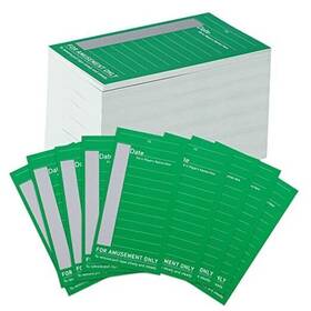 Yh0027-1 Aburrori 100 Pack 10 Line Sports Strip Cards Super Football Bowl Pool