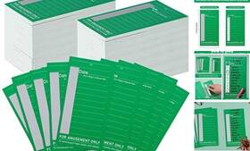 Yh0028-1 Aburrori 200 Pack 10 Line Sports Strip Cards Super Football Bowl Pool