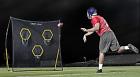 A027 Az - Skilz Quarterback Training Net Football Qb Target Pockets Ball