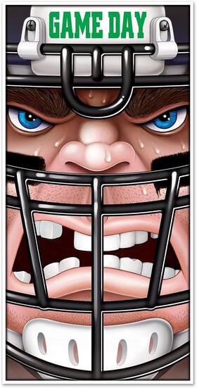Beistle 54696 Football Door Cover
