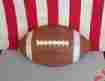 C118 Rawlings Vintage Early Leather Football With Laces Sonny Randle Model Nice