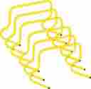 Cha11612i Champion Sports Set Of 6 Weighted Hurdles 12 710858022184