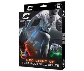 Cipton 680079991043 New Led Rgb Flag Football Belt Set - 6 Pack