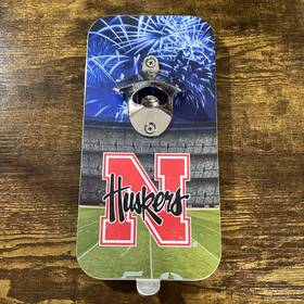 Click N Drink 746851854026 Nebraska Cornhuskers Bottle Opener Magnetic Clink