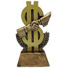 Cm98142custom Dollar Sign Trophy Top Sales Award
