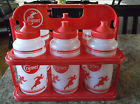 Cramer New 32 Ounce Water Bottles 6 Pack And Collapsable Folding Case 311960425100