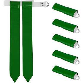 Crown Sporting Goods 796520363786 6-pack Flag Football Team Set Includes 6 Belts With 12 Flags Accessories Fo