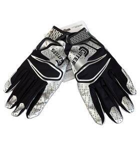 Cutters 844018076516 Game Day Elite Receiver Gloves Benjamins L/xl Super Sticky Grip Football