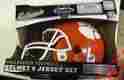 Dc1656 Franklin Sports Ncaa Clemson Tigers Helmet And Jersey Set New 025725331666