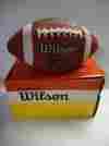 F1201 Wilson Vintage Leather Td College Football W Box