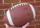 F1395 Endorsed Wilson Football Lined Ken Stabler Usa Grain Cowhide Triple Top
