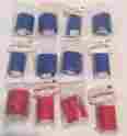Fbs2r Athletic Specialties Inc Lot Of 12 Blue And Red Adjustable One Size Fits All Flag Football Set