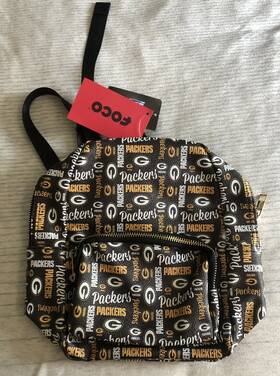 Foco Rel1221-00001 Green Bay Packers Women S Small Backpack - New