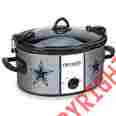 Footballfan64521 Crockpot Crock Pot Slow Cooker Dallas Cowboys Cook Carry Nfl Football Logo 6 Quart Crook 764832464521