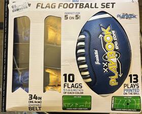 Franklin 124110127 Sports 10 Player Flag Football Set - Yellow/blue