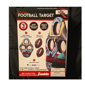 Franklin 3210900356 Future Champs Inflatable Football Target Set With 2 6in Footballs And Pump