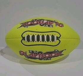 Franklin Sports 33835-2 Rare All Yellow Kids Junior Youth Playbook Football With Diagrams