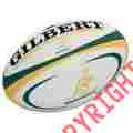 G2002b Gilbert Australia Replica Rugby Ball Size 5
