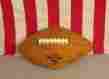 G3211 Western S Vintage Westerns Leather Football W Laces Prep School Great Display Nos