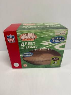 Gemmy 086786510278 Airblown Inflatables 2005 Nfl Miami Dolphins 4 Ft Inflatable Football