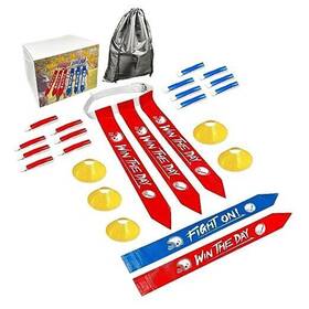 Jqtz-168-yy Guangzhou Yongying Technology Co. Flag Football Set - 14 Belts 42 Red Blue-white